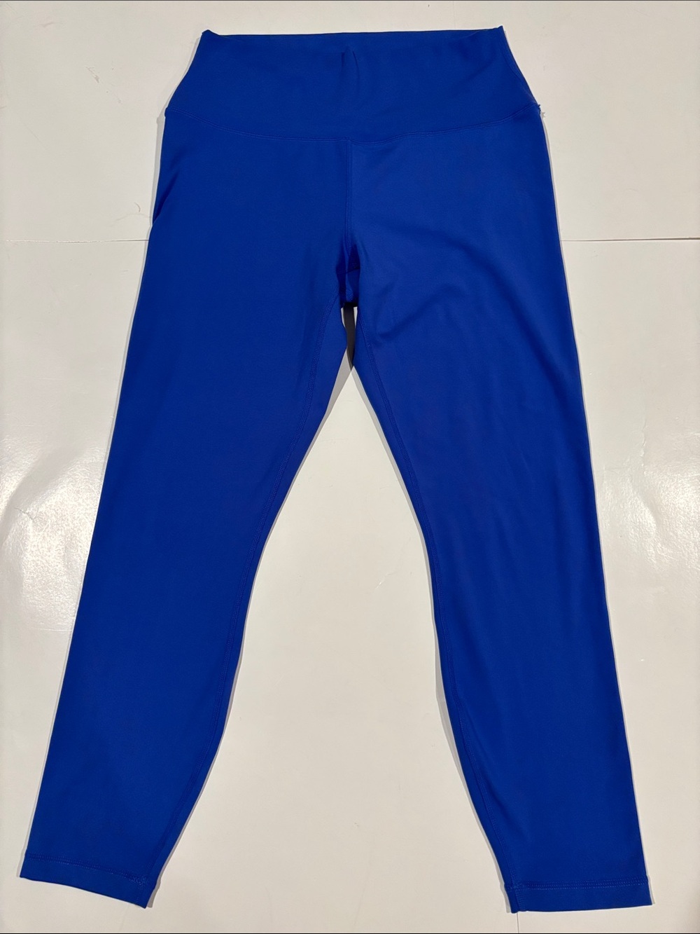 Women’s cobalt blue high waisted leggings size large